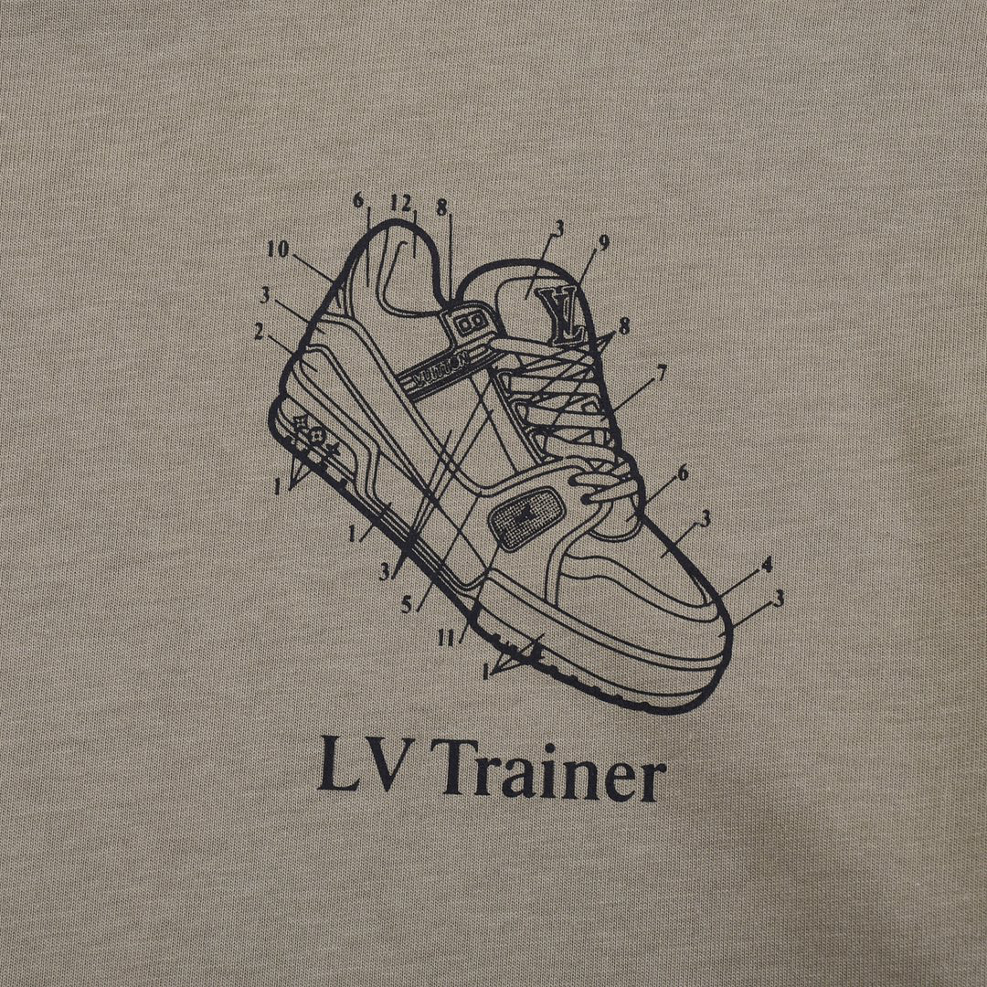 ÁO LOUIS VUITTON print cotton jersey T-shirt