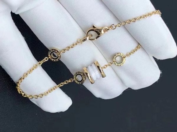 Vòng tay BVLGARI B.zero1 9.52ct đính kim cương lớn vàng hồng 18K