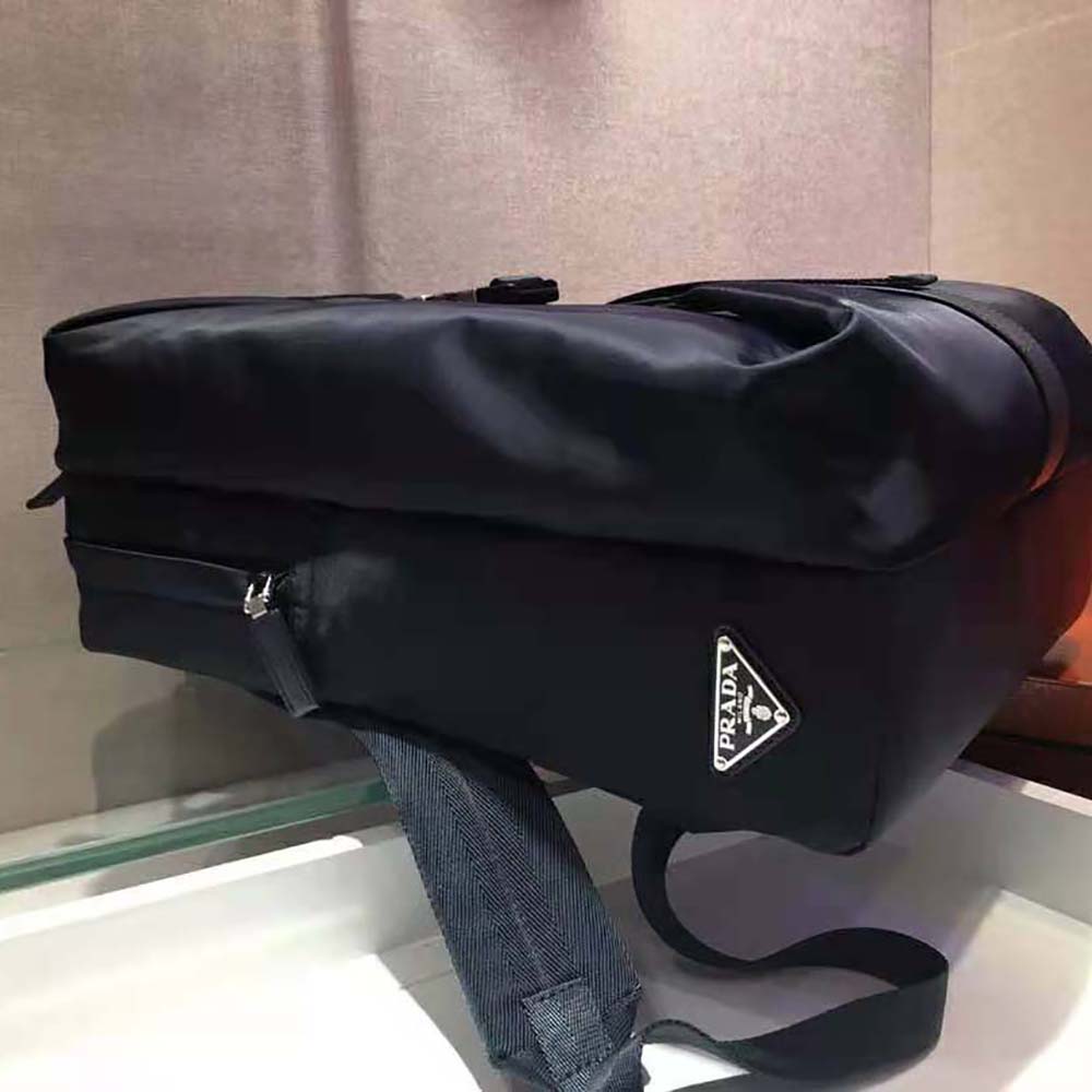 BALO Prada Men Nylon and Saffiano Leather Backpack