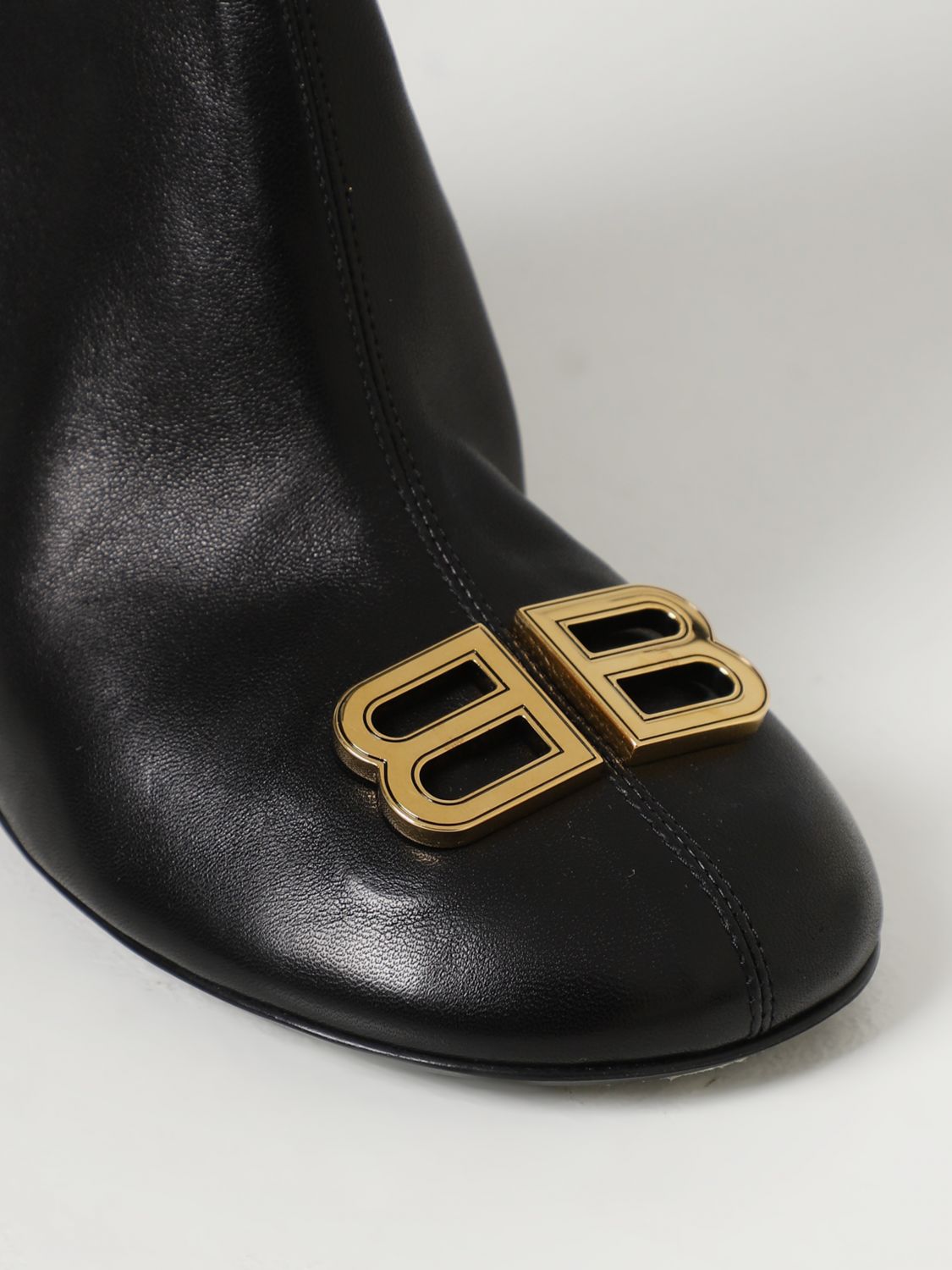 GIÀY BALENCIAGA Black heeled booties shoes