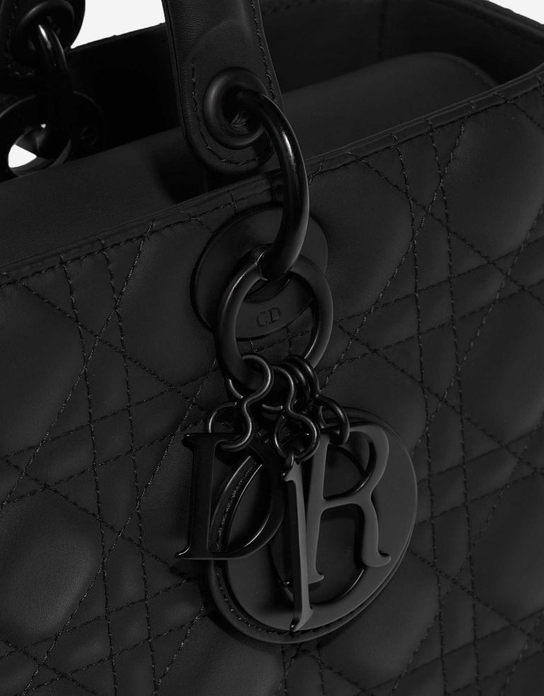 TÚI Dior Lady Large Calf Ultra Matte Black