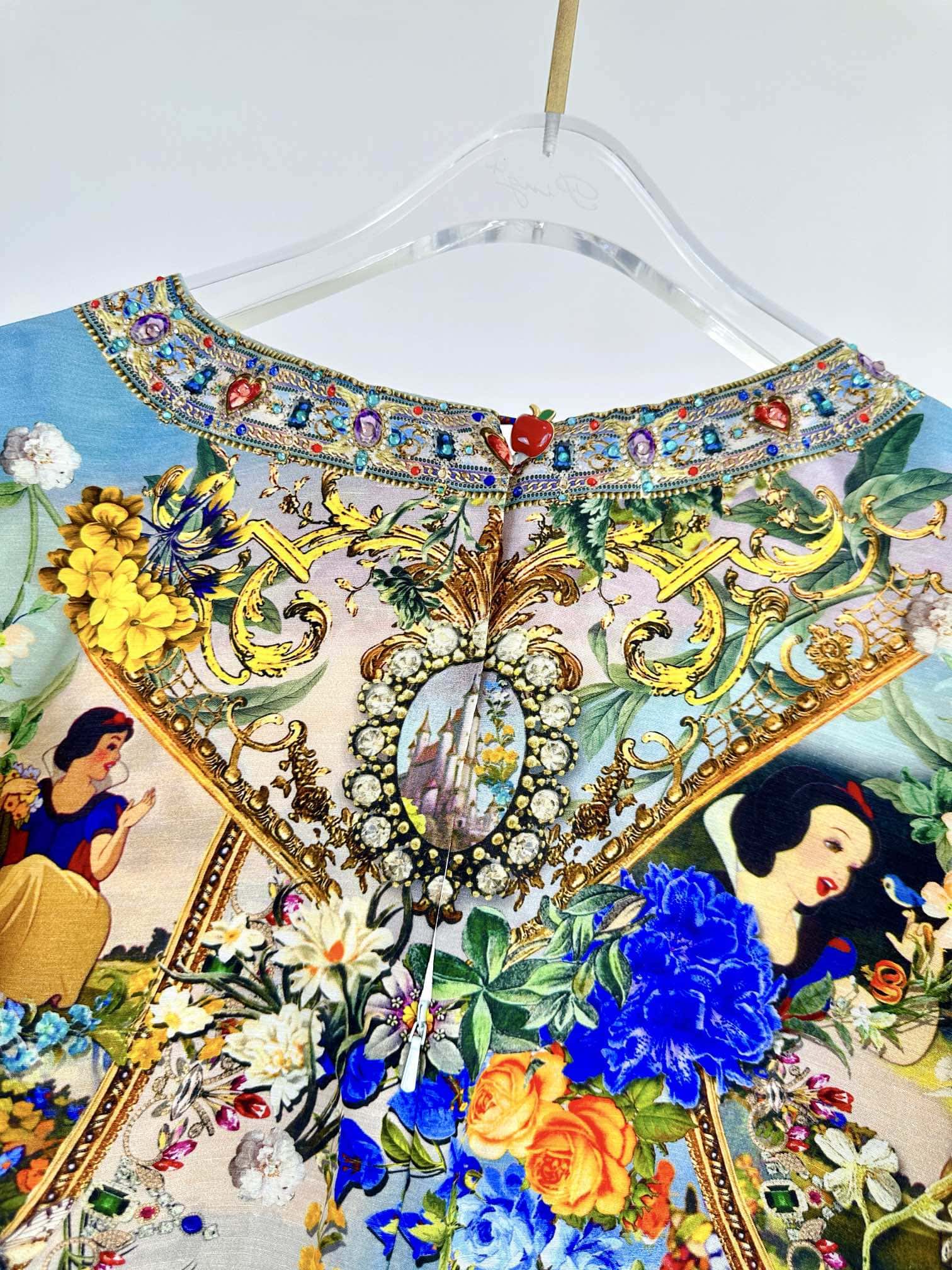 VÁY CAMILLA DISNEY Embellished V-Neck Mid Dress High Classy