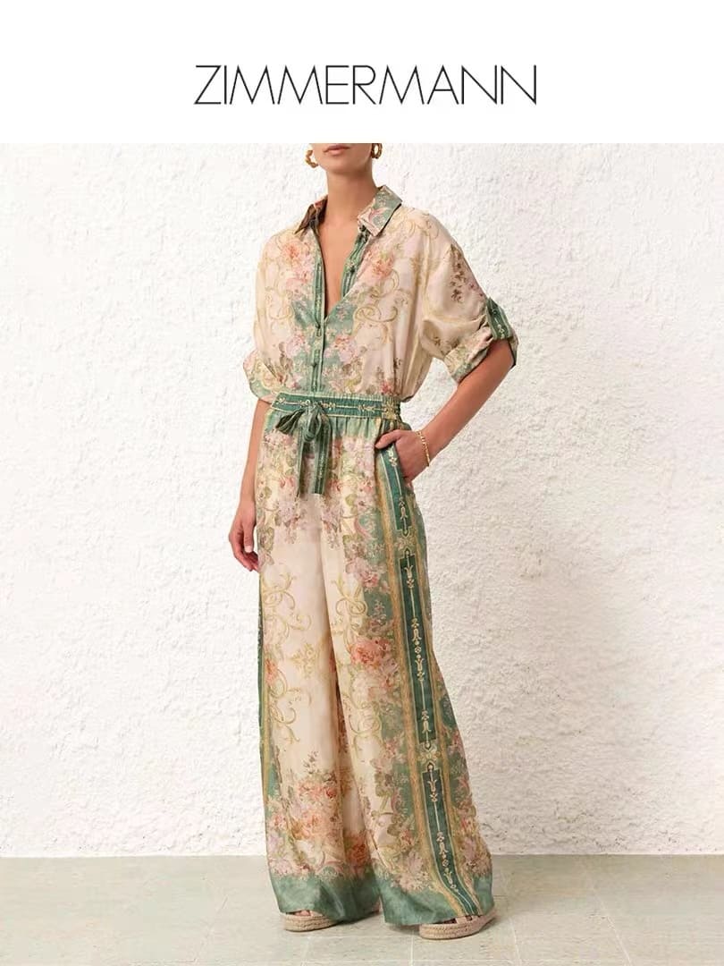 ÁO ZIMMERMANN Flower Vintage Dress High Classy