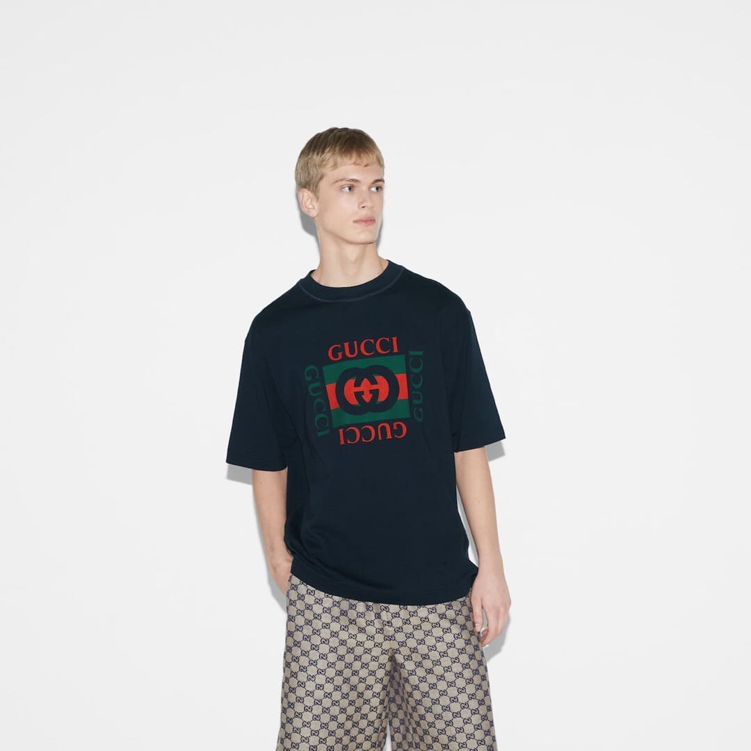 ÁO GUCCI GG T SHIRT MÀU ĐEN UNISEX
