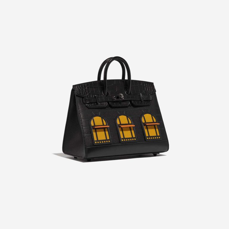 TÚI Hermès Birkin Faubourg 20 Midnight Matte Alligator Epsom Black