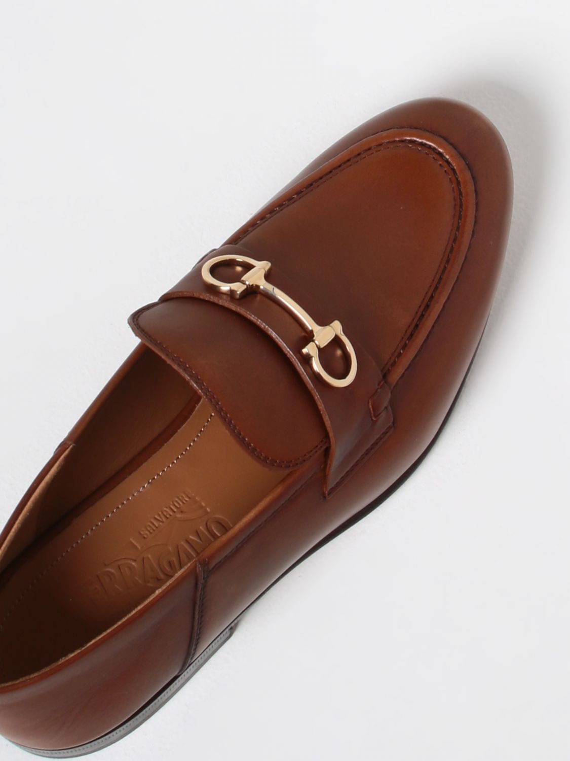 GIÀY SALVATORE FERRAGAMO Brown loafers shoes