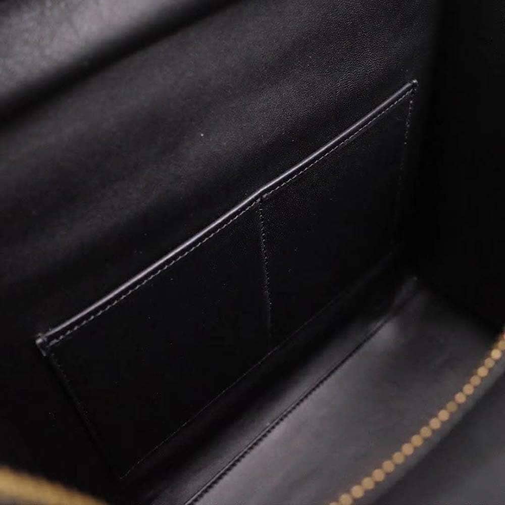 TÚI Celine Women Micro Luggage Handbag in Smooth Calfskin-Black