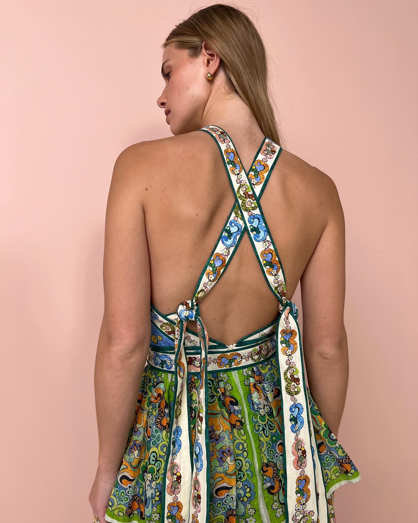 VÁY ALEMAIS HAI DÂY CỔ YẾM ALEMAIS DREAMER IN COTTON High Classy