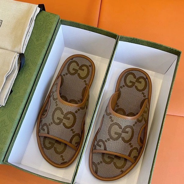 DÉP GUCCI GG CANVAS UNISEX SLIPPER