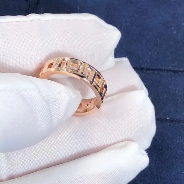 Nhẫn Tiffany & Co T True Wide Ring vàng hồng 18K