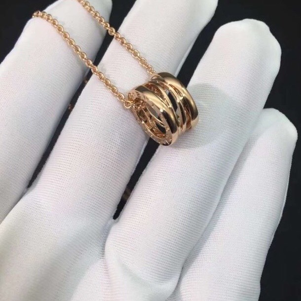 DÂY CHUYỀN BVLGARI B ZERO1 WITH PENDANT ROSE GOLD 18K