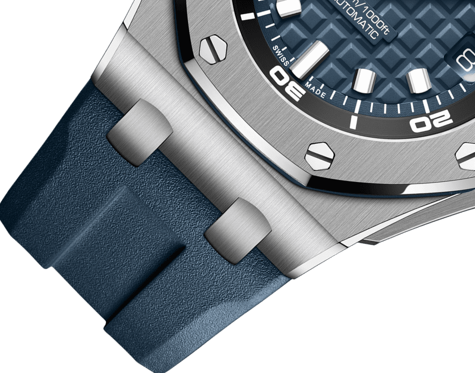 Đồng hồ Ademars Piguet Royal Oak Offshore Diver mặt số màu anh navy