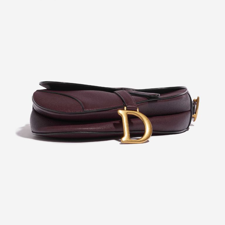 TÚI Dior Saddle Medium Calf Bordeaux