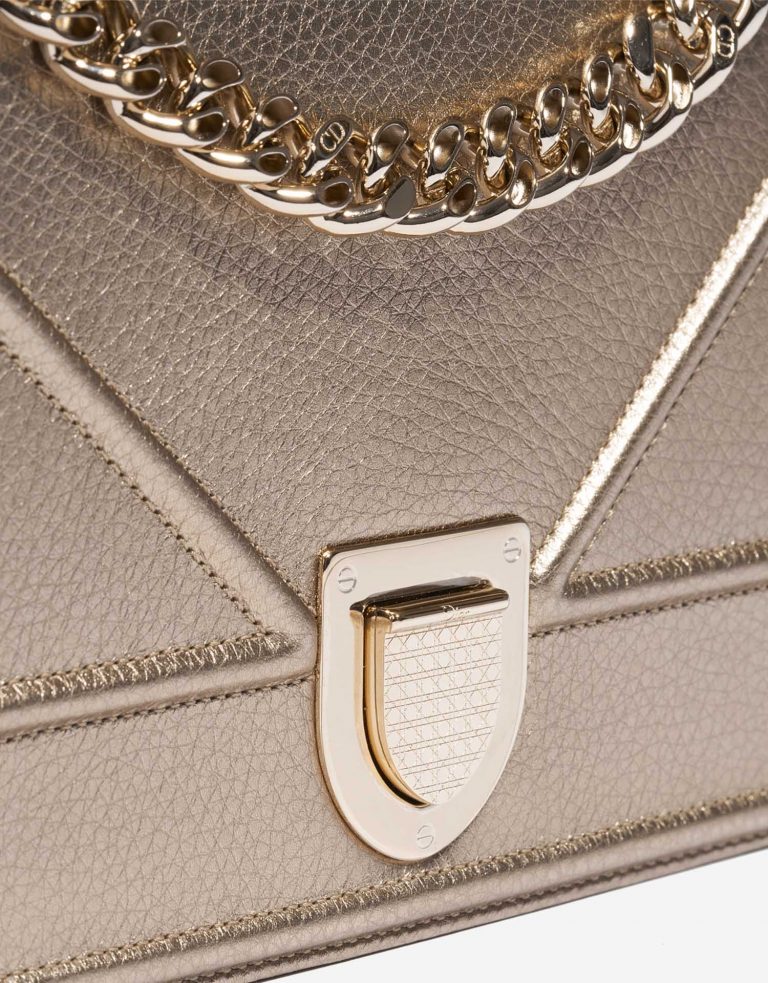 TÚI DIOR Diorama Medium Calf Pale Gold