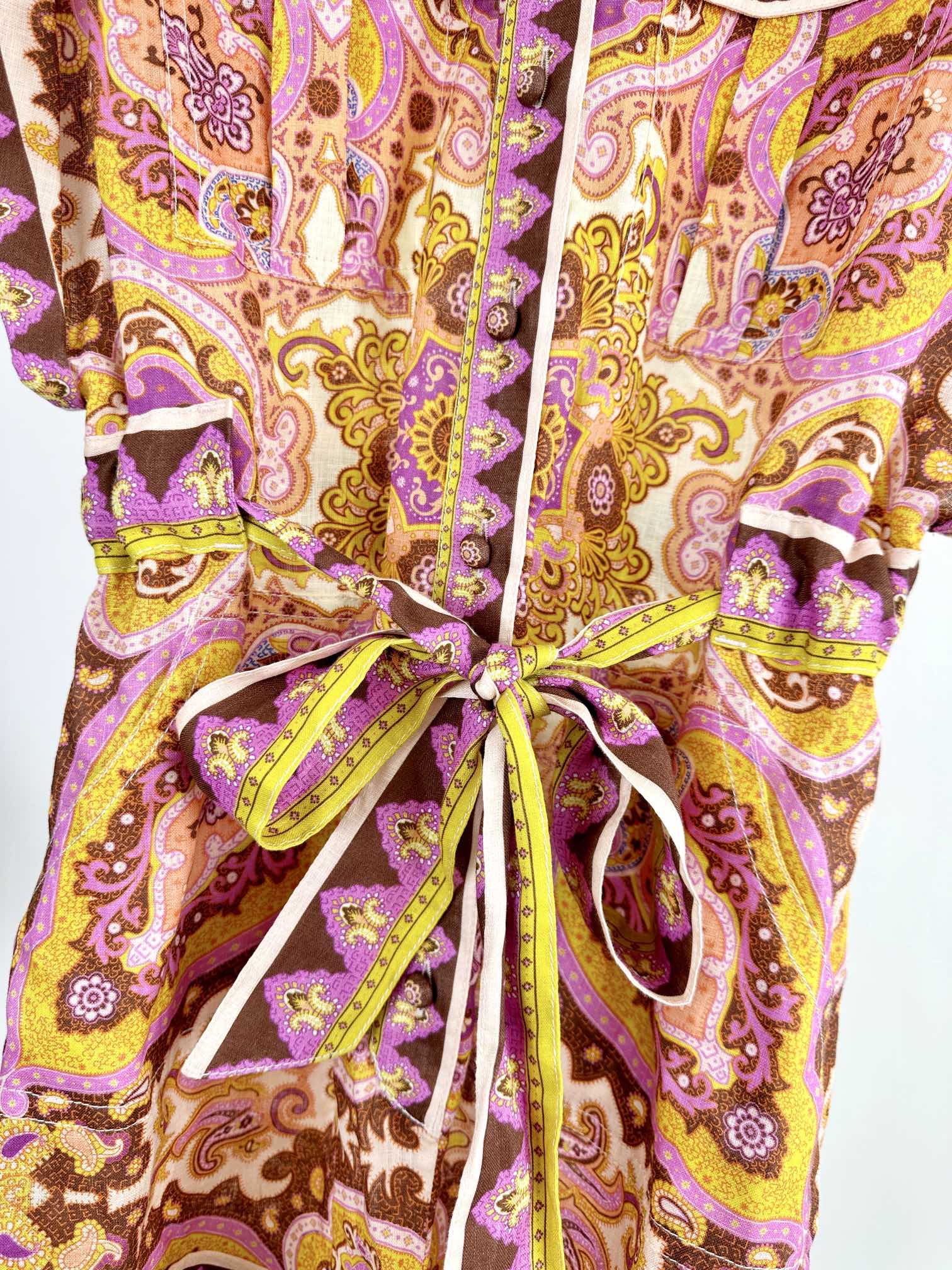 VÁY ZIMMERMANN Violet Flower Vintage Dress