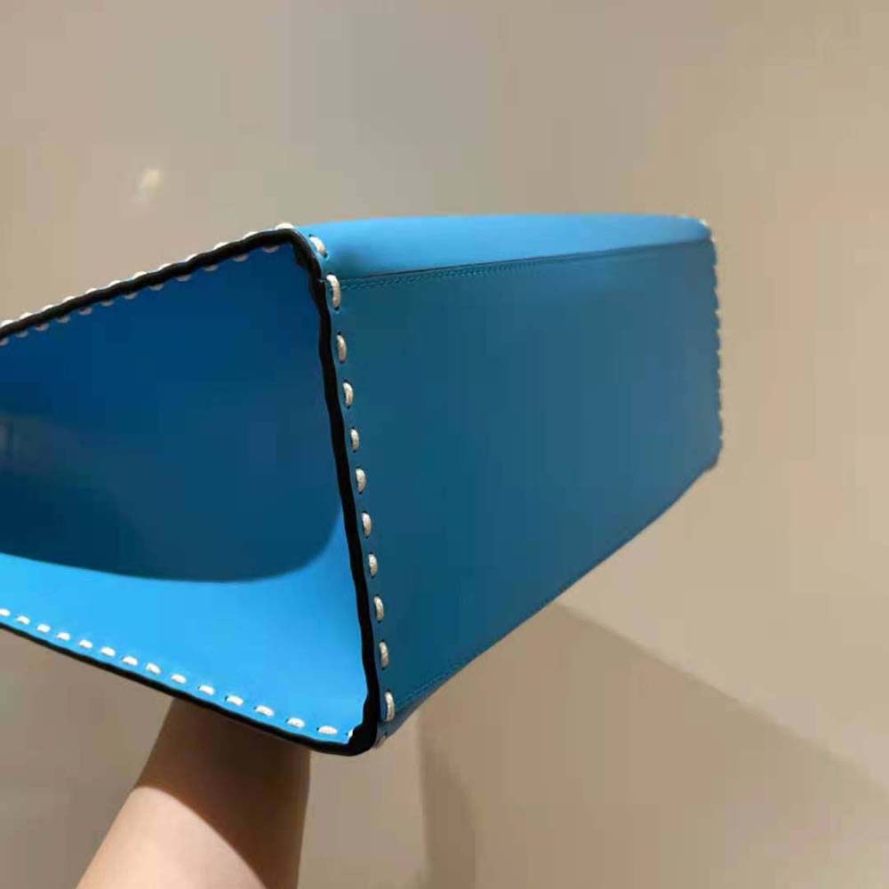 TÚI Fendi Sunshine Medium Leather Shopper-Blue