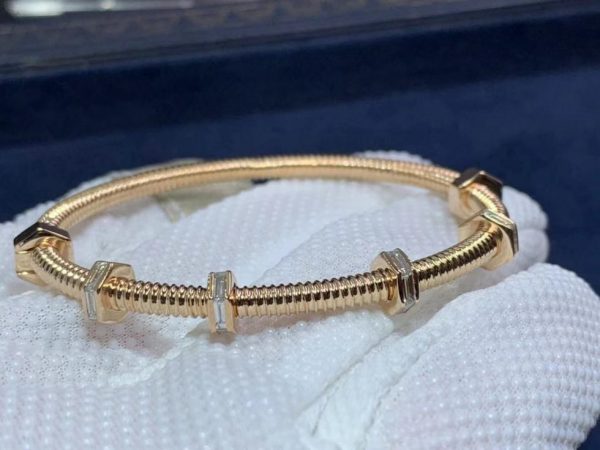 Vòng tay Cartier Ecrou De Cartier vàng hồng 18K