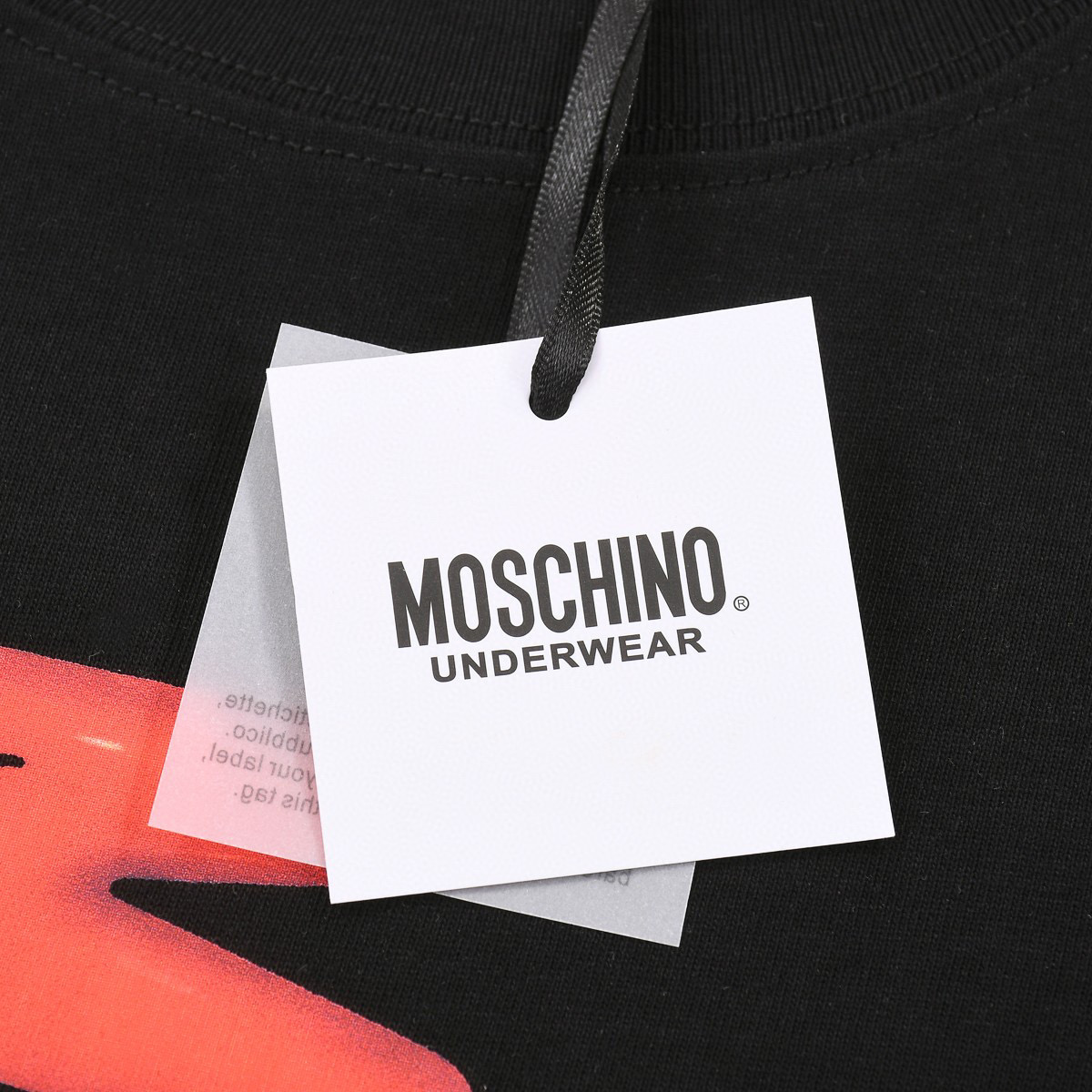 ÁO MOSCHINO print cotton jersey T-shirt