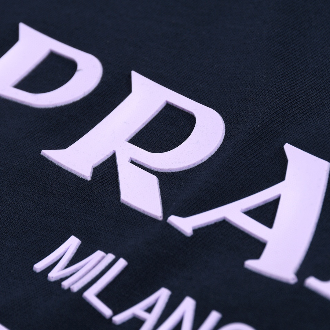 ÁO PRADA MILANO T SHIRT NAVY