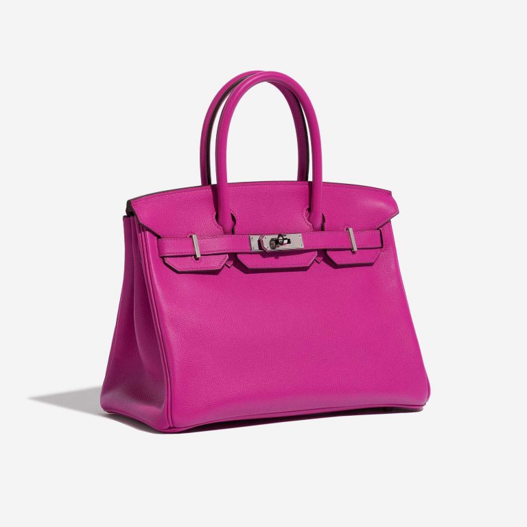 TÚI Hermès Birkin 30 Clemence Magnolia Silver Buckle khóa trắng