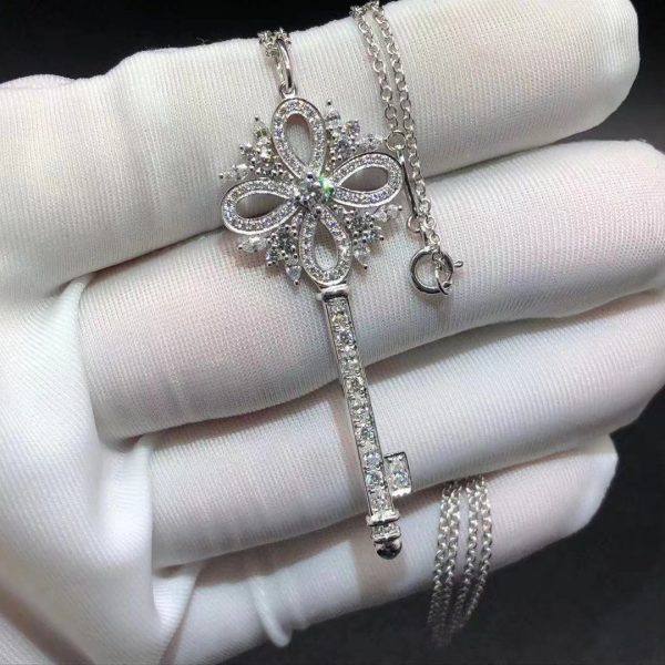 Vòng cổ Tiffany & Co Tiffany Victoria Platinum Bạch Kim