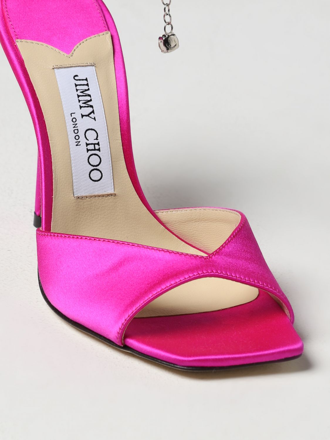 GIÀY JIMMY CHOO Fuchsia heeled high shoes