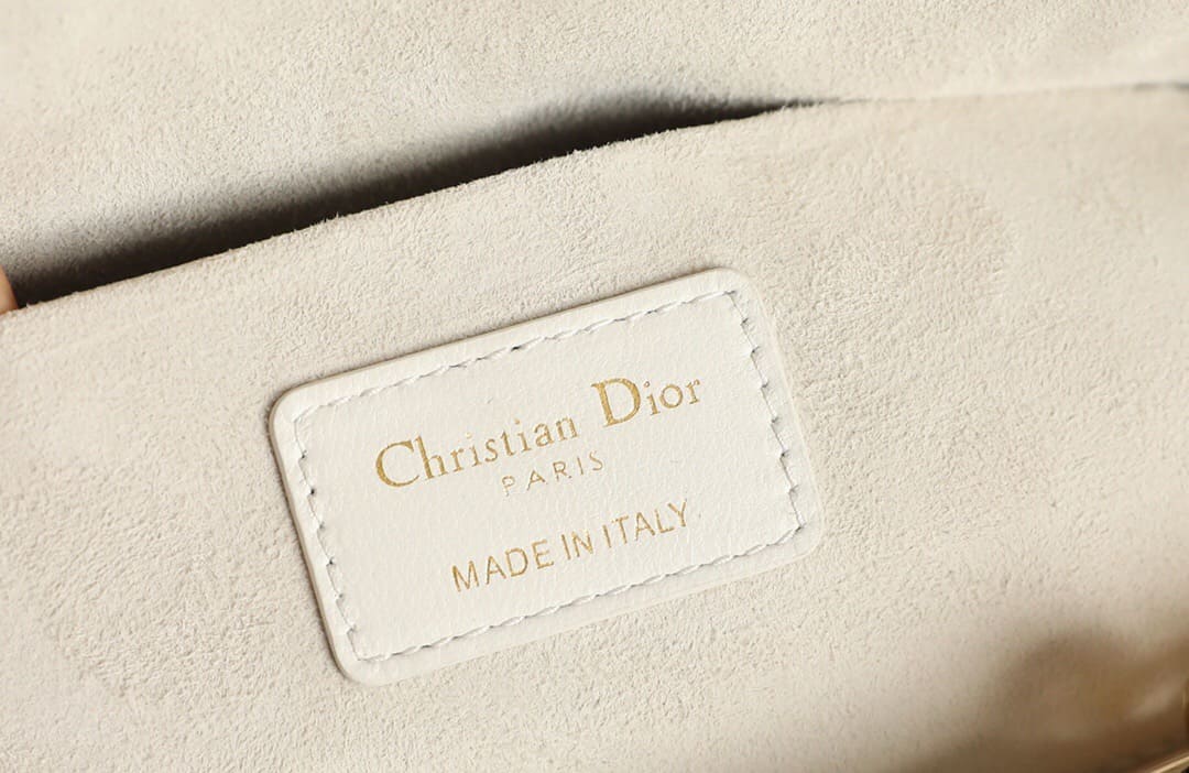 TÚI CHRISTIAN DIOR Lady D-Joy Bag Bright Mesh White