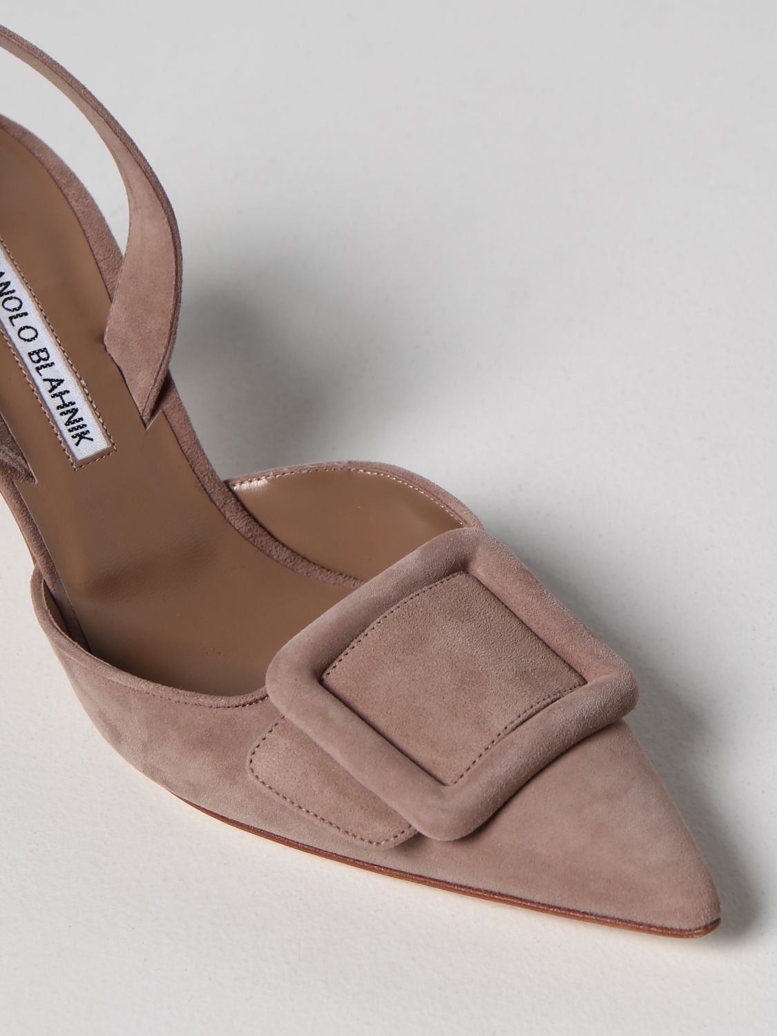 GIÀY MANOLO BLAHNIK Cacao suede high heel shoes
