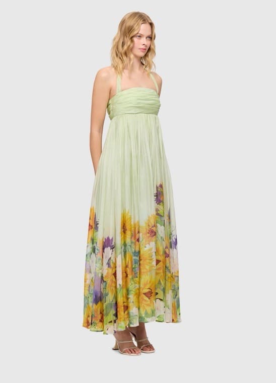 VÁY LEOLIN CÚP NGỰC WITH SUN FLOWERS High Classy