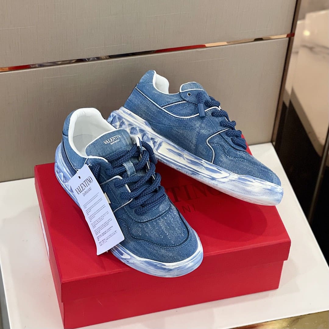 GIÀY VALENTINO GARAVANI DENIM SNEAKERS SHOES AAA