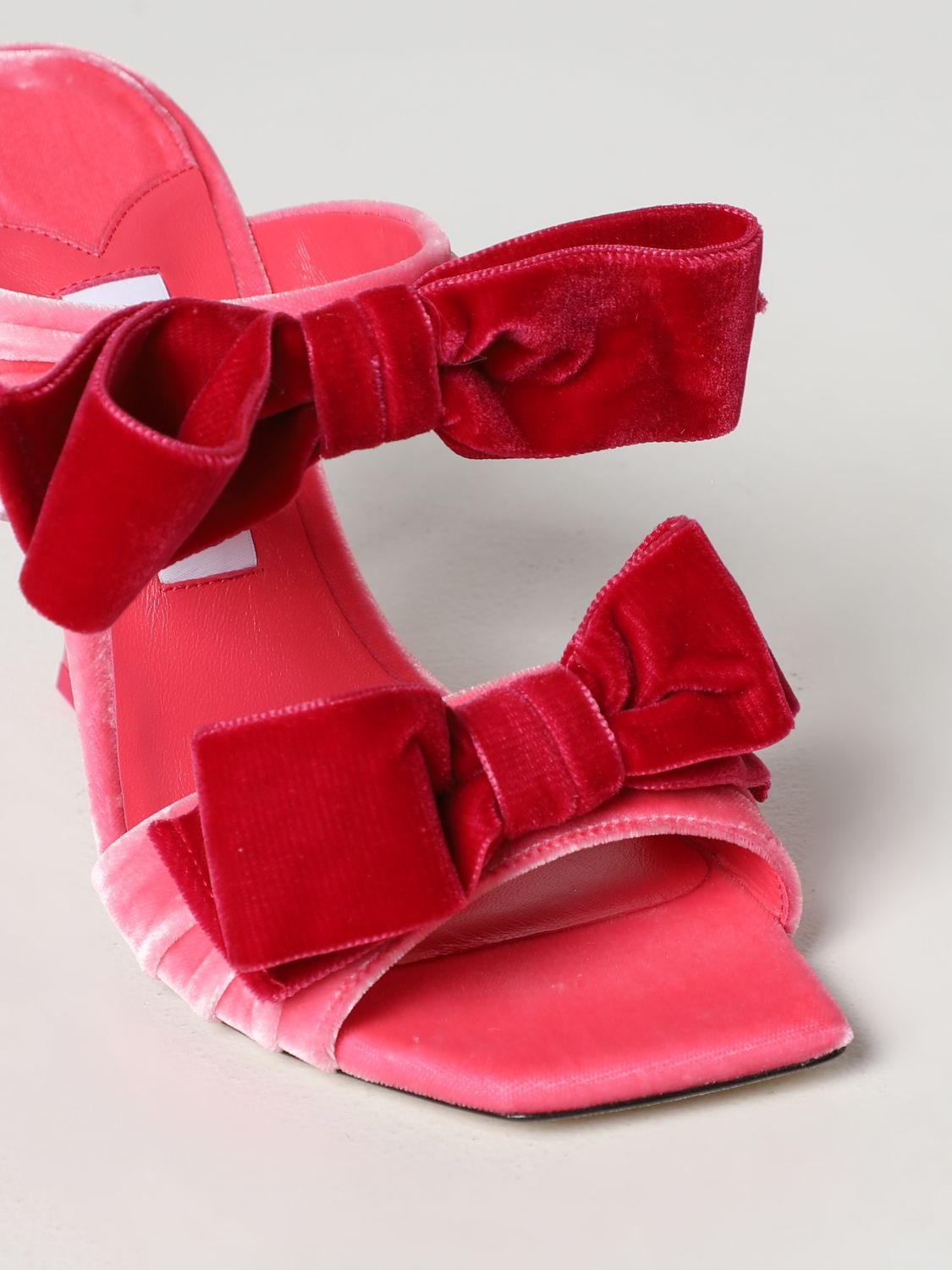 GIÀY JIMMY CHOO Fuchsia heeled sandals shoes