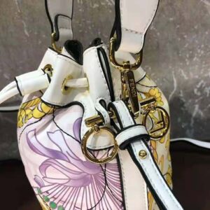 TÚI Fendi Women Mon Tresor Fendace Fendace Printed Pink Silk Mini Bag