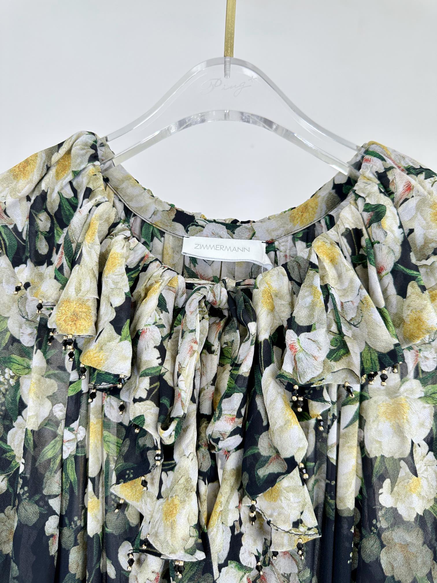 VÁY ZIMMERMANN Camellia Flower Vintage Dress
