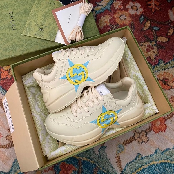 GIÀY GUCCI RHYTON GG ITALIA SNEAKERS SHOES UNISEX