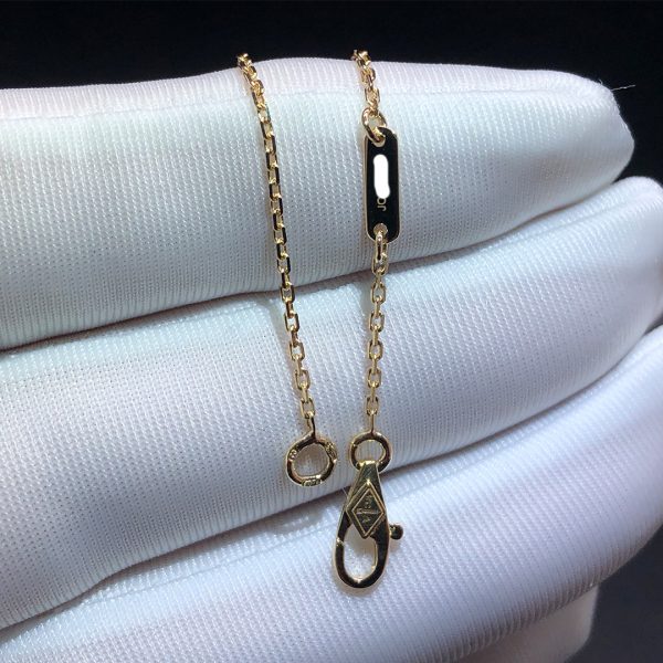 Vòng cổ Van Cleef & Arpels Sweet Alhambra M.O.P xà cừ vàng hồng 18K