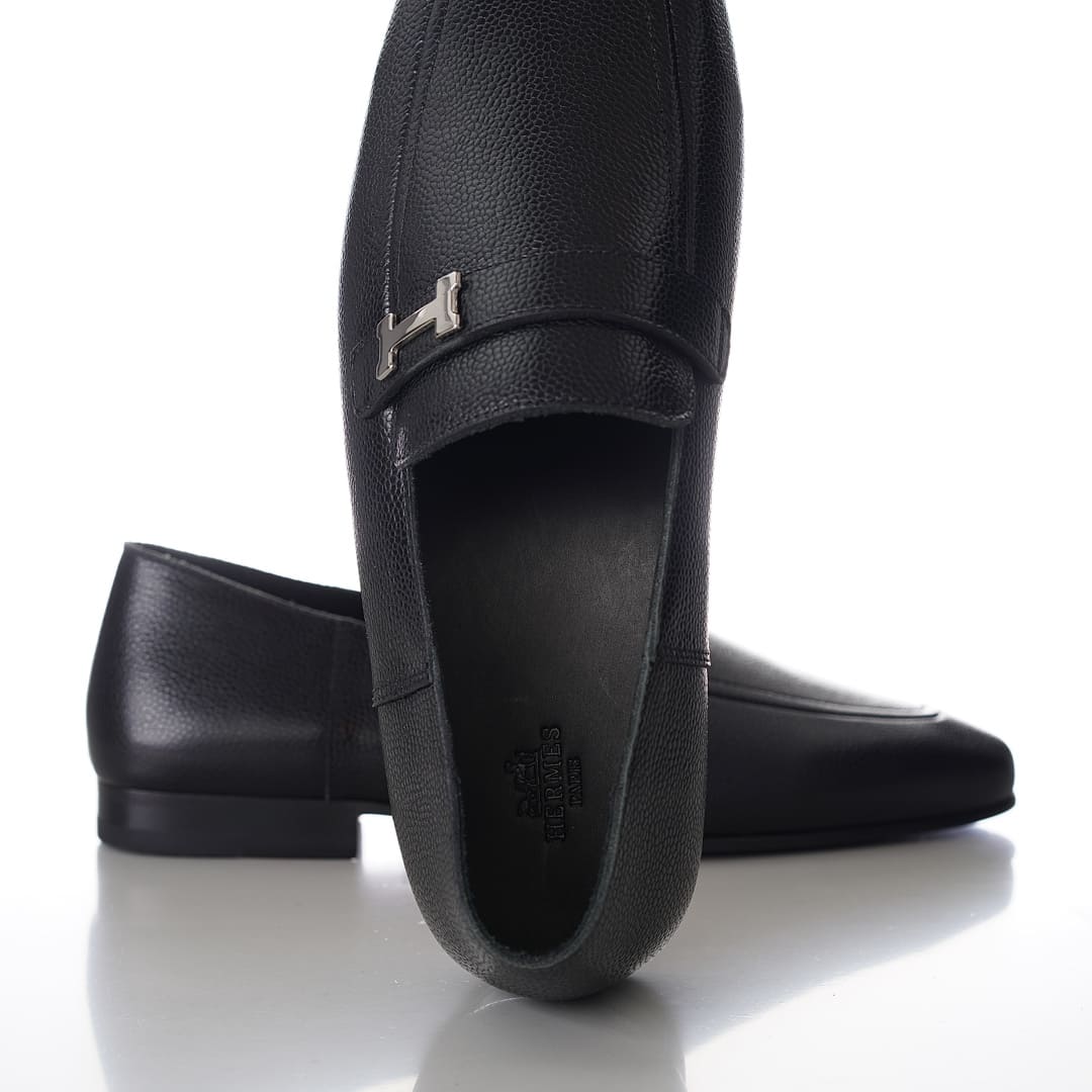 GIÀY HERMES GIOVANNI LOAFER BLACK AAA