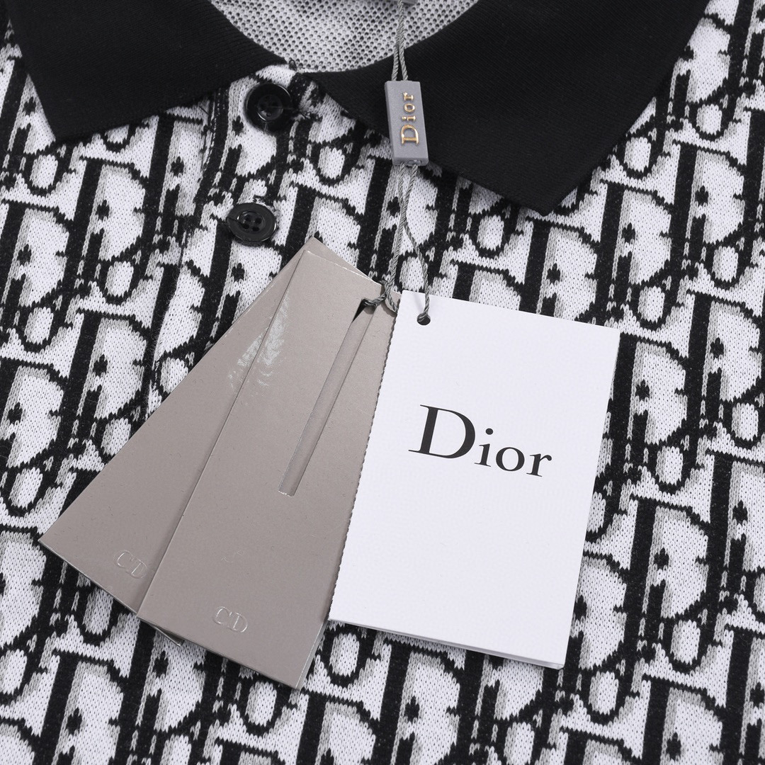 ÁO CHRISTIAN DIOR OBLIQUE T SHIRT BLACK