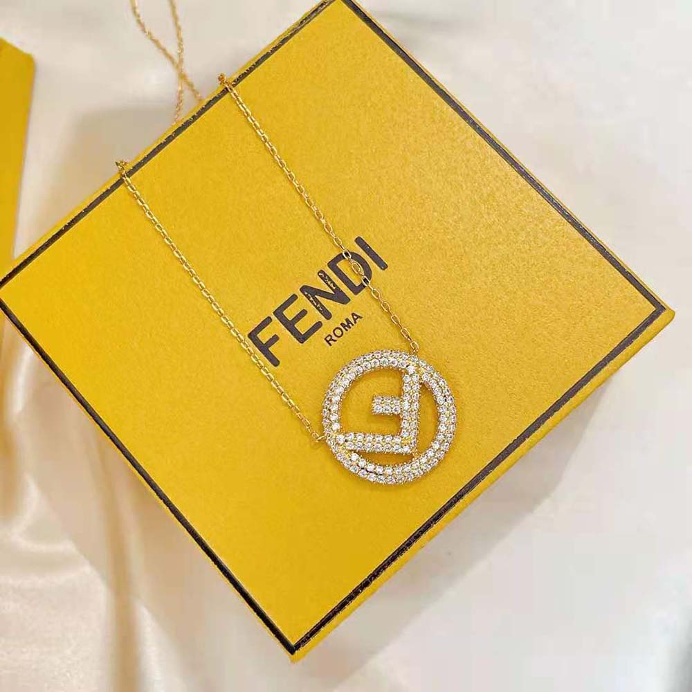 DÂY Fendi Women F is Fendi Gold Color Necklace