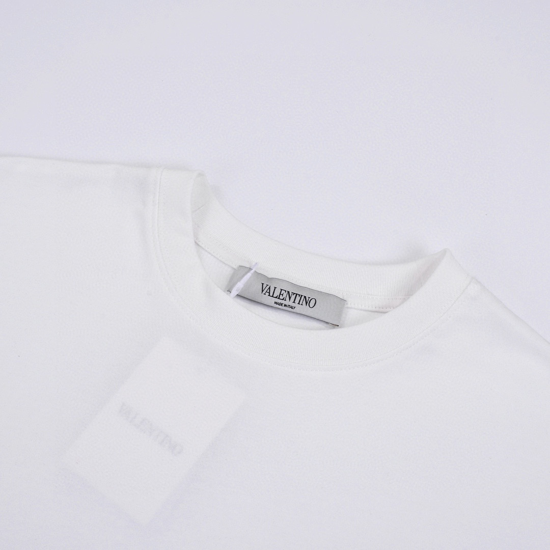 ÁO VALENTINO print cotton jersey T-shirt