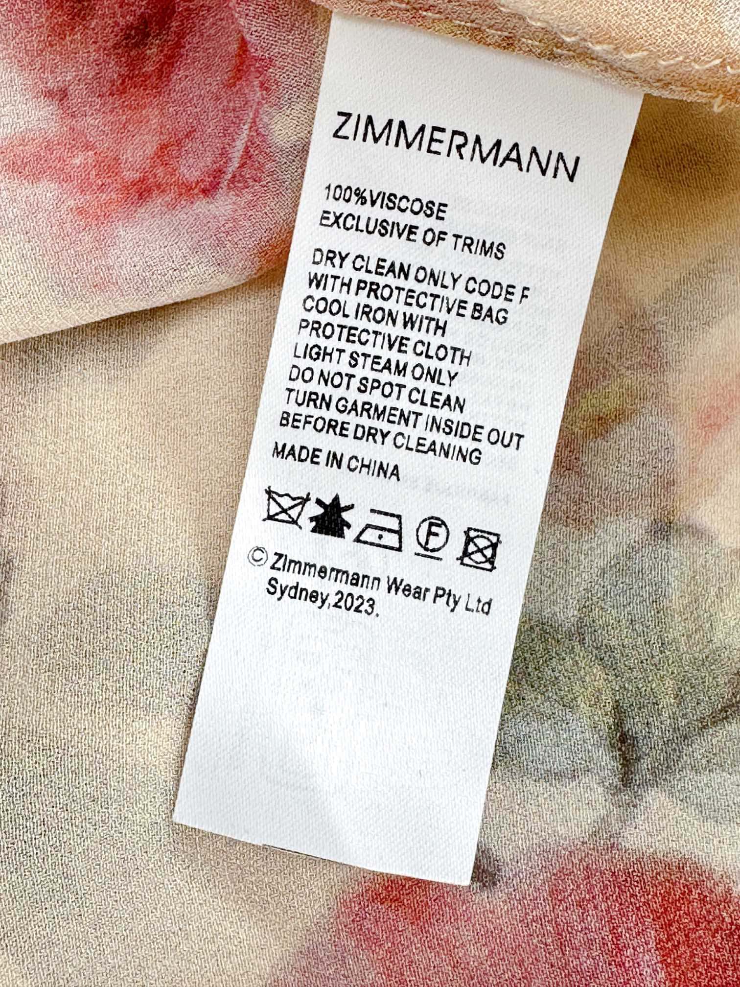ÁO ZIMMERMANN Flower Vintage Dress