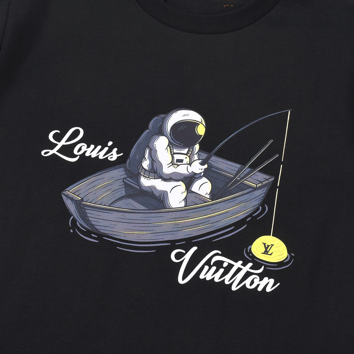 ÁO LOUIS VUITTON print cotton jersey T-shirt
