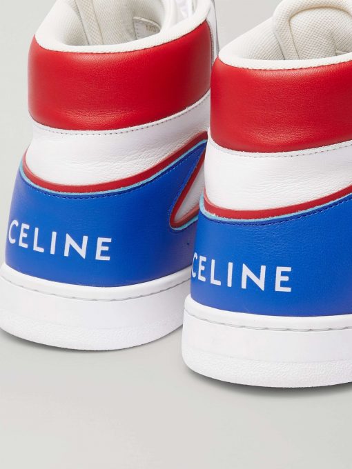 GIÀY CELINE HIGH TOP SNEAKER RED BLUE
