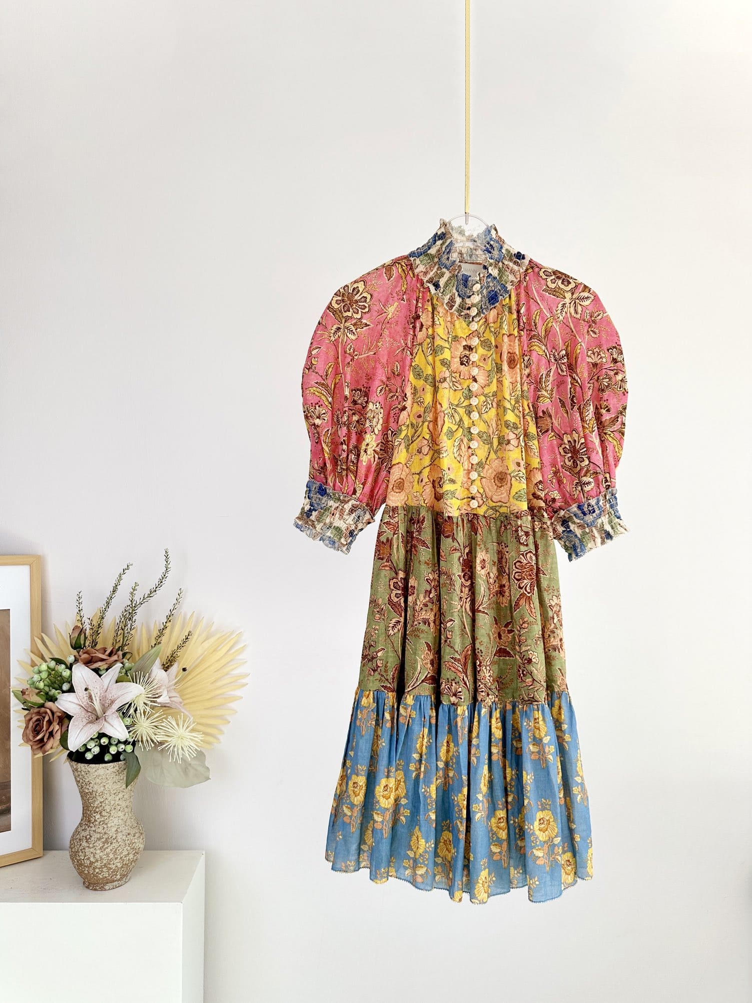 VÁY ZIMMERMANN Flower Vintage Dress High Classy