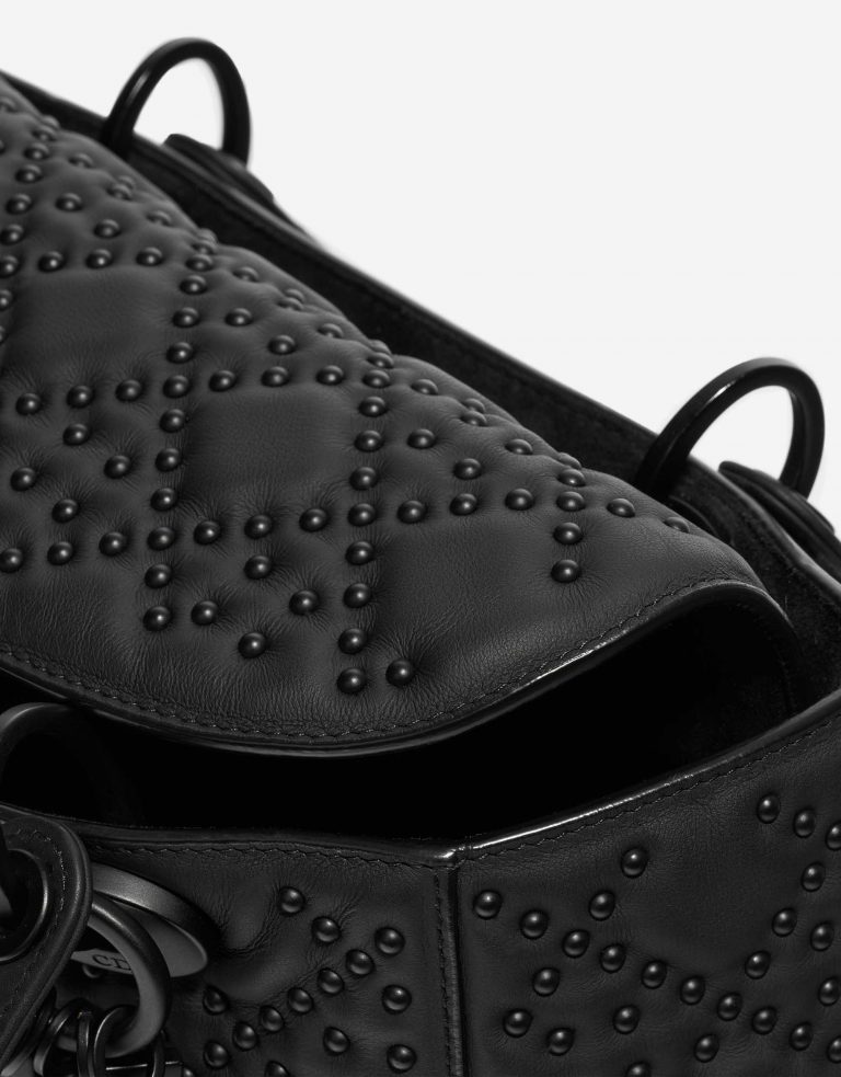 TÚI DIOR Lady Medium Lamb So Black