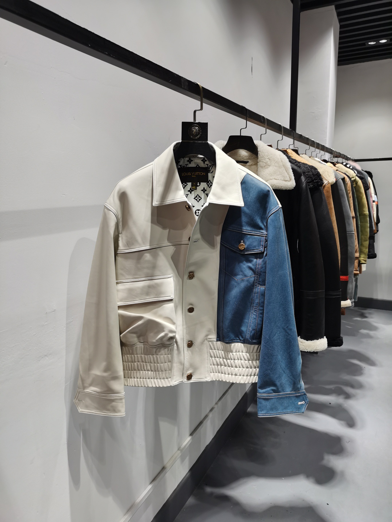 ÁO LOUIS VUITTON LEATHER JACKET
