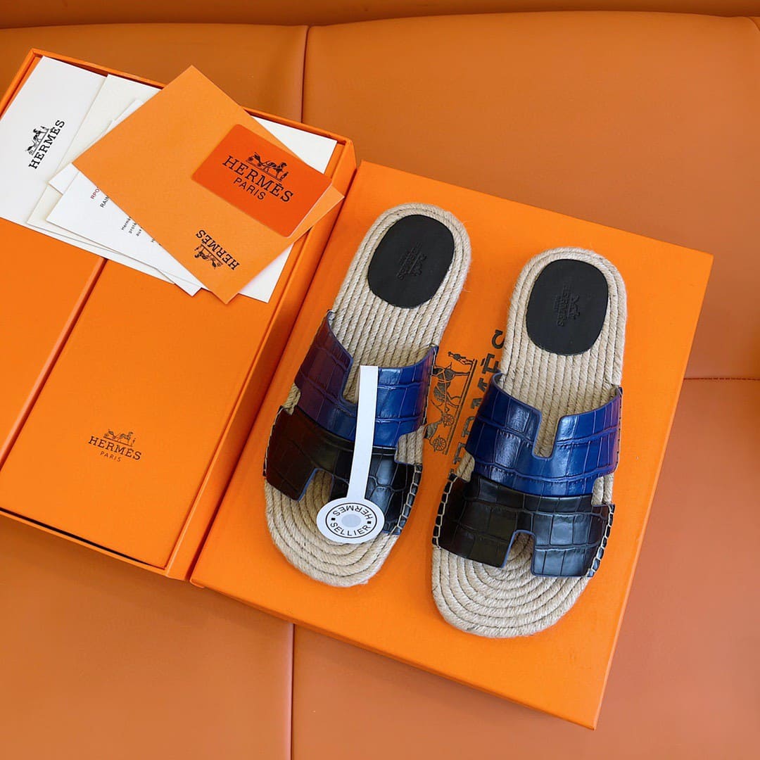 DÉP HERMES IZMIR ESPADRILLES H SANDAL AAA