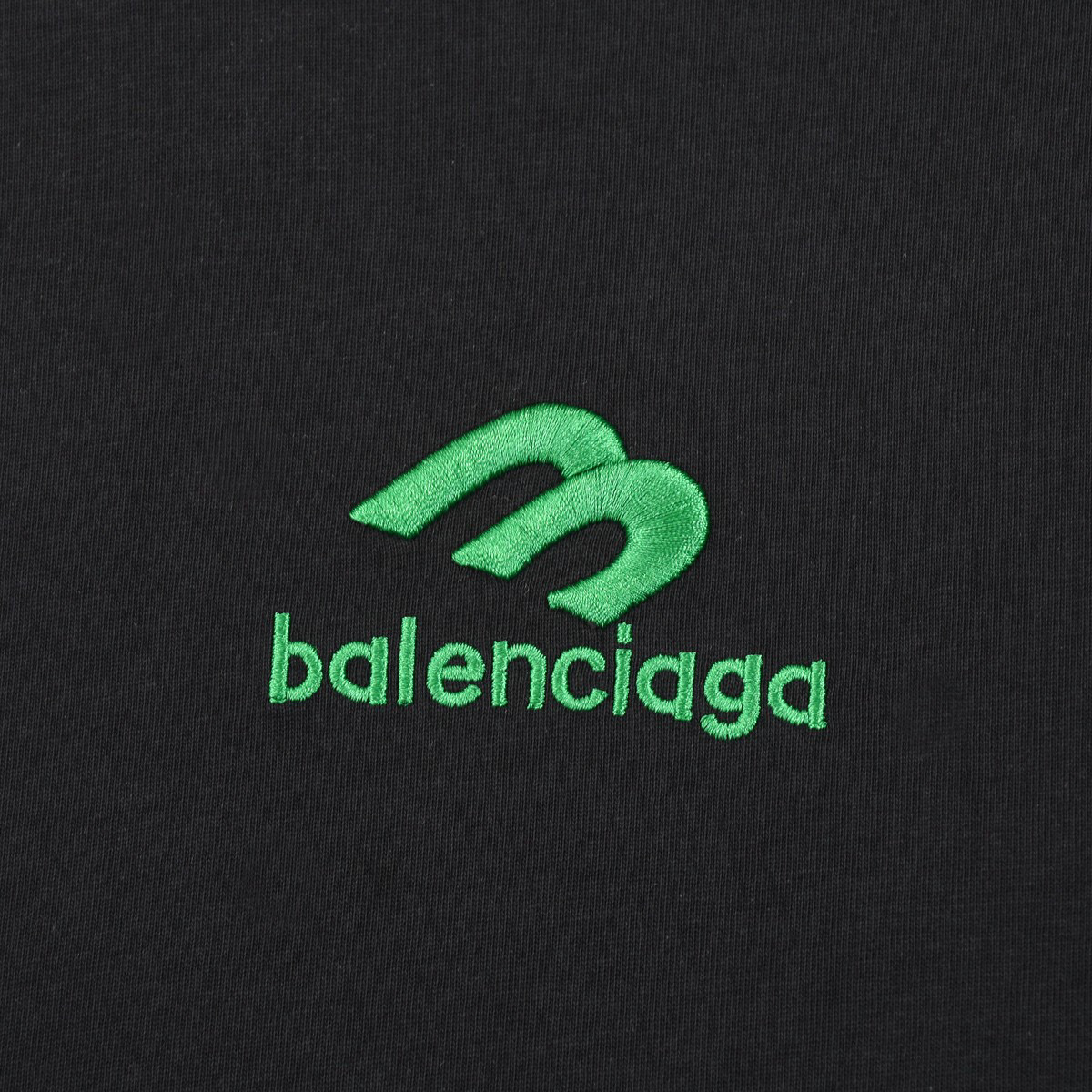 ÁO BALENCIAGA print cotton jersey T-shirt