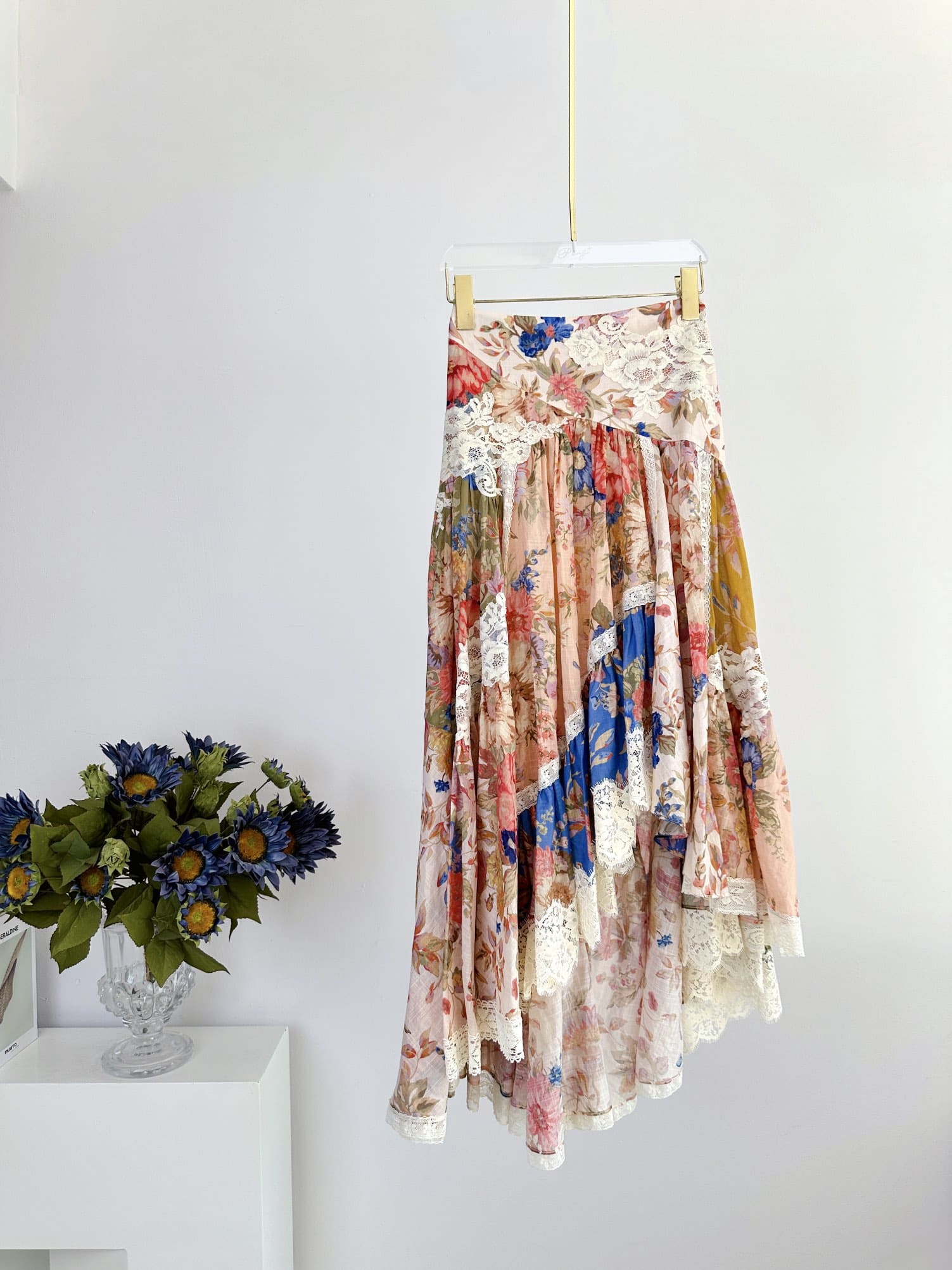 CHÂN VÁY ZIMMERMANN Flower Vintage Dress High Classy