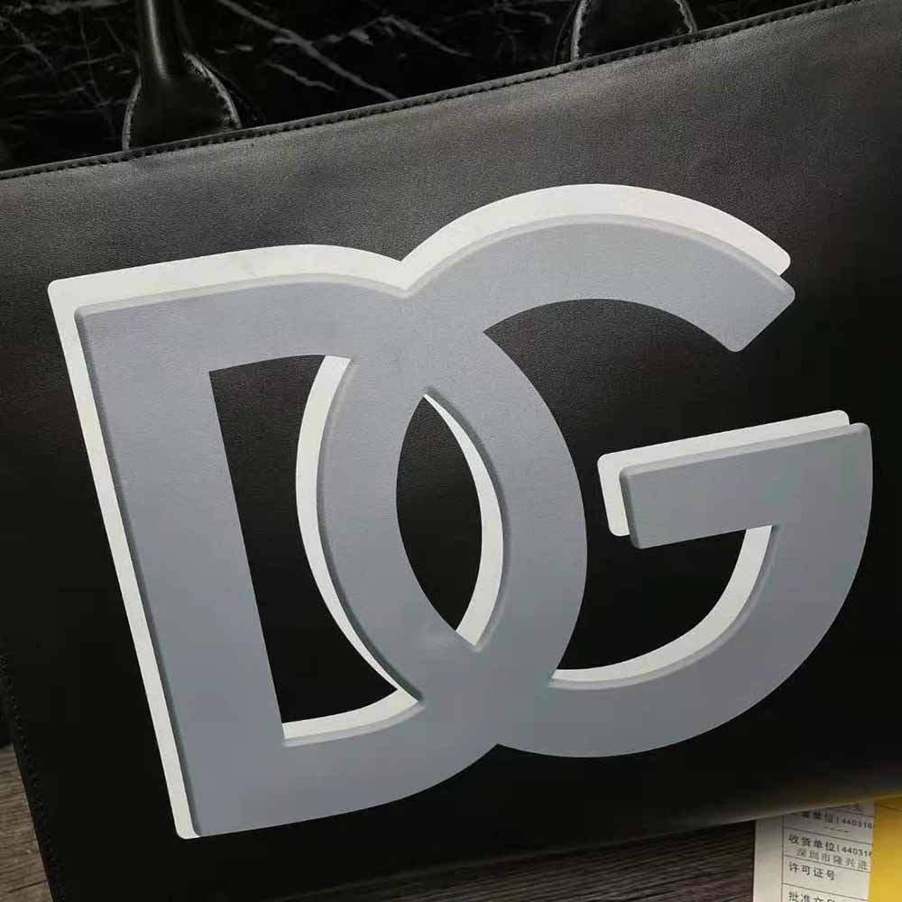 TÚI Dolce Gabbana D&G Women Small Calfskin DG Daily Shopper with DG Logo Print