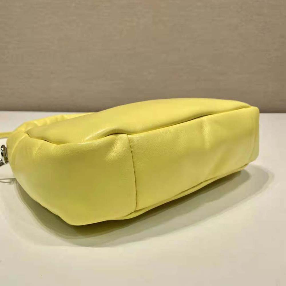 TÚI Prada Soft Padded Nappa Leather Mini-Bag-Yellow